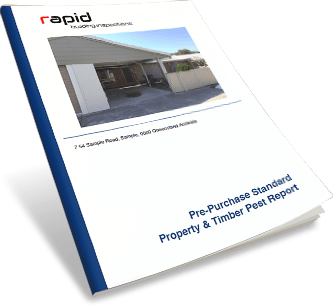 Pre purchase standard property and timber pest report