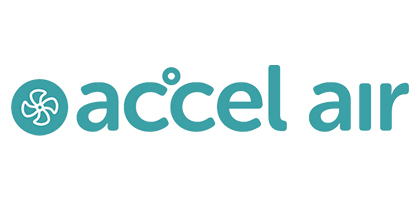 Accel air logo.